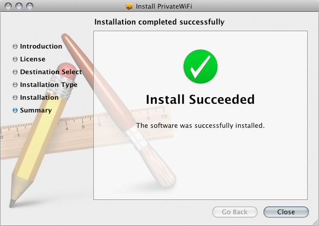 Installation Complete Installation Complete
